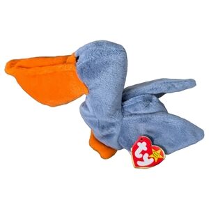 Vintage 1996 "Scoop" The Pelican Ty Beanie Baby Stuffed Animal